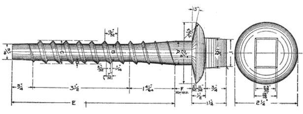 ねじスパイクのために引くこと